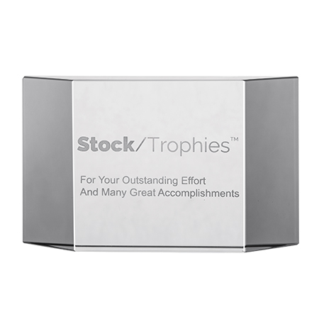 Customization Trapezium Crystal Trophy Promotional Products