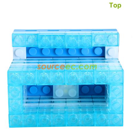 Customization Gattola 5-In-1 Large Brick Pen Holder/USB Hub, Lighting Effect Promotional Products