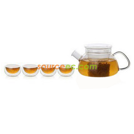 Customization Glass Tea Cup Sets Promotional Products