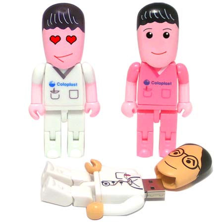 Customization Robot USB Flash Memory Promotional Products