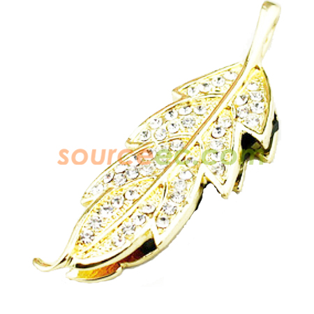 Customization Gold Leaf USB Flash Disk  Promotional Products