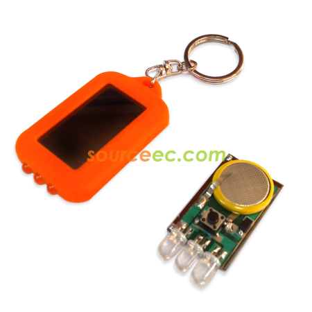 Customization Solar Torch Keychain Promotional Products