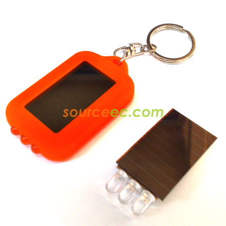 Customization Solar Torch Keychain Promotional Products