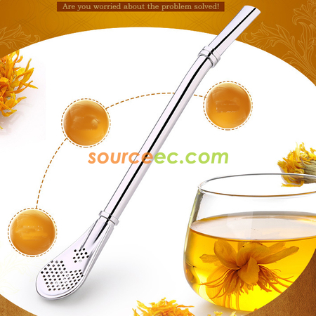 Customization Stainless Steel Straw Spoon Promotional Products
