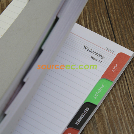 Customization Leather Schedule Notebook Promotional Products