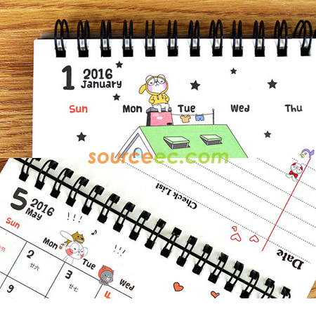 Customization Cartoon Maybe Calendar  Promotional Products