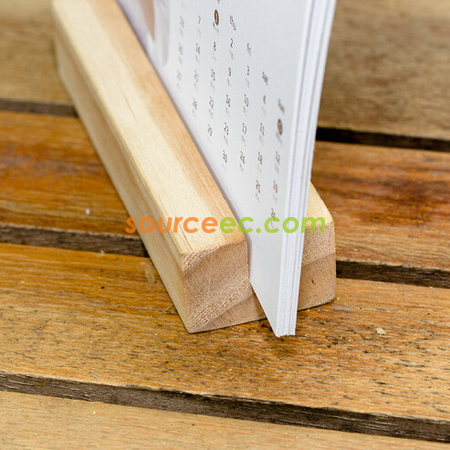 Customization Calendar with Wood Stand Promotional Products