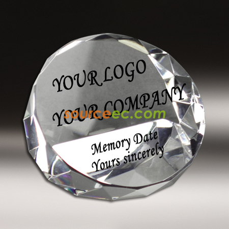 Customization Crystal Paperweight Promotional Products