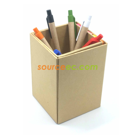 Customization Pen Holder With Memo Pad Promotional Products
