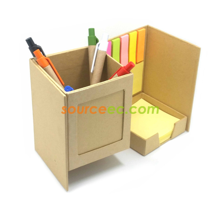 Customization Pen Holder With Memo Pad Promotional Products