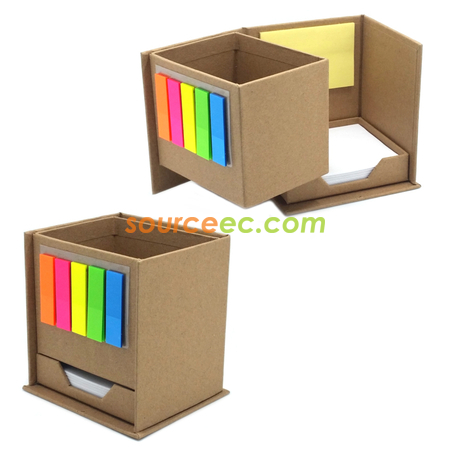 Customization Pen Holder With Memo Pad Promotional Products