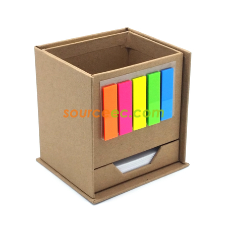 Customization Pen Holder With Memo Pad Promotional Products