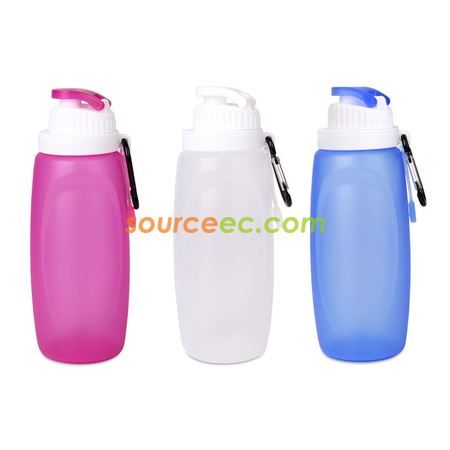 Customization 320ML Silicone Sports Water Bottle Promotional Products