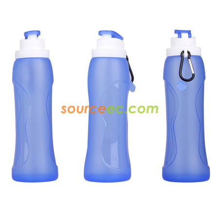 Customization 500ML Silicone Sports Water Bottle Promotional Products