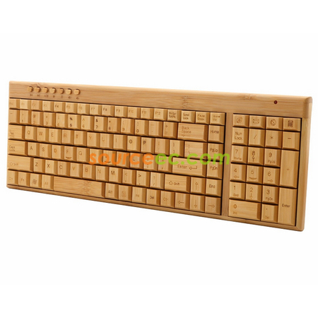 Customization Wireless Bamboo Keyboard Promotional Products