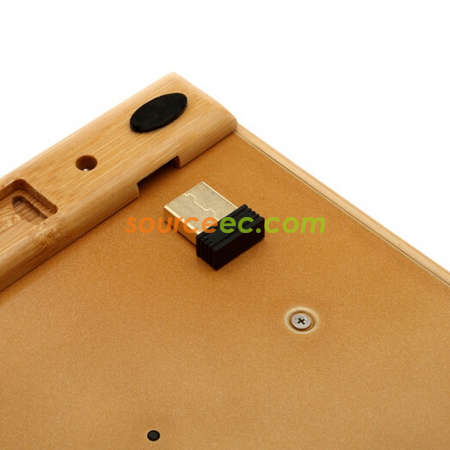Customization Wireless Bamboo Keyboard Promotional Products