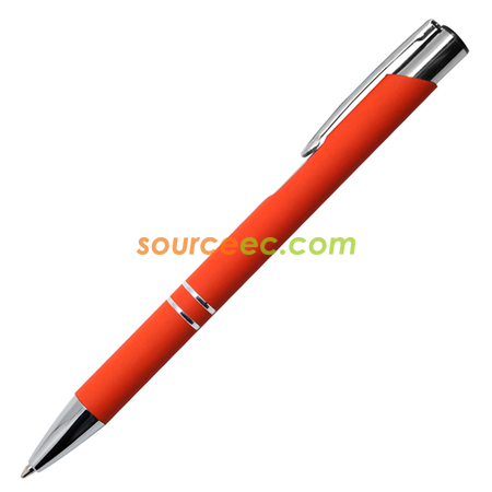 Customization Euroauz Rubberised Metal Pen Promotional Products