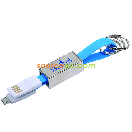 Customization Data Transfer Cable with Key Ring Promotional Products