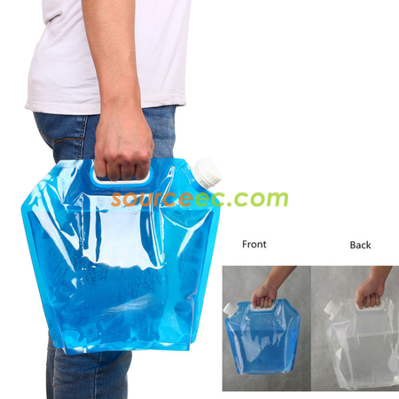 Customization Foldable Folding Collapsible Drinking Water Bag Promotional Products