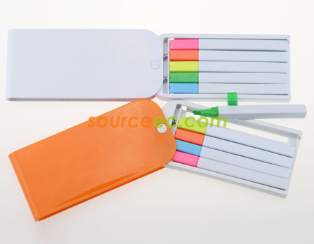 Customization 5 Color Fluorescent Pen Set Promotional Products