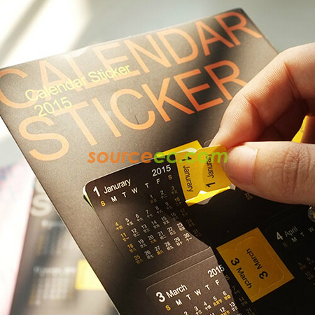 Customization Calendar Stickers Promotional Products