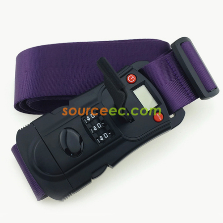Customization Luggage Strap with Weighing Scale and Password Promotional Products