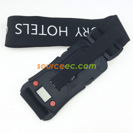Customization Luggage Strap with Weighing Scale and Password Promotional Products
