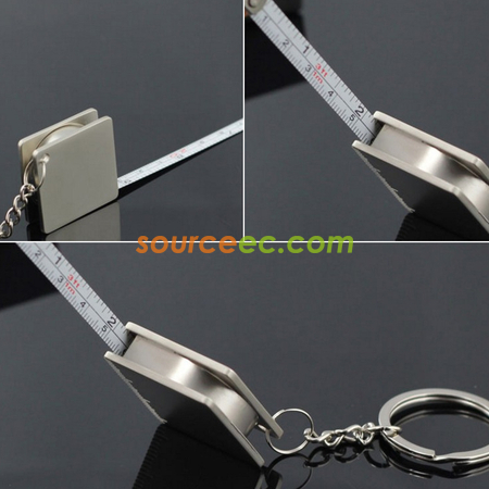 Customization Metal Measure with Key Ring Promotional Products
