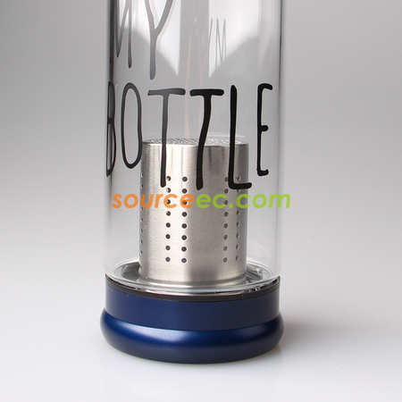 Customization 420ML Portable Thermal Insulation Glass Bottles Promotional Products