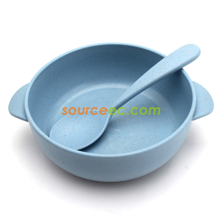 Customization Straw Bowl with Spoon Promotional Products