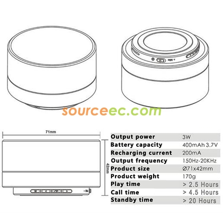 Customization Mini Wireless Speaker Promotional Products