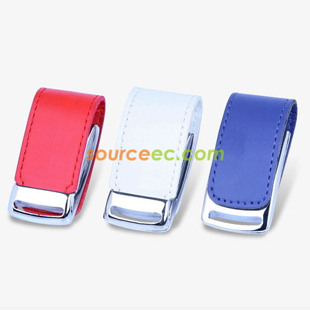 Customization Leather USB Flash Drive Promotional Products