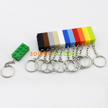 Customization Building Blocks Key Chain Promotional Products