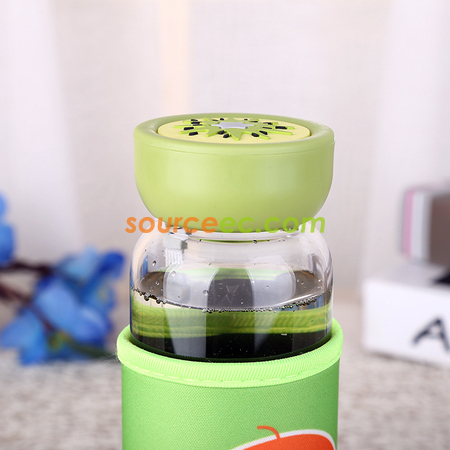 Customization 360ML Watermelon Glass Bottle Promotional Products