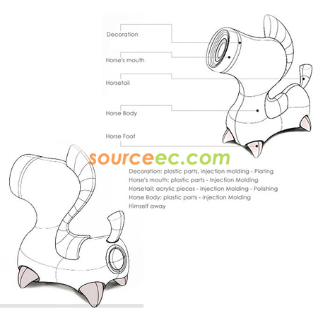 Customization Running Horse Speaker Promotional Products