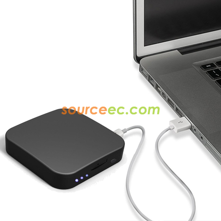 Customization LED Dual Mirror Power Bank-Square Promotional Products