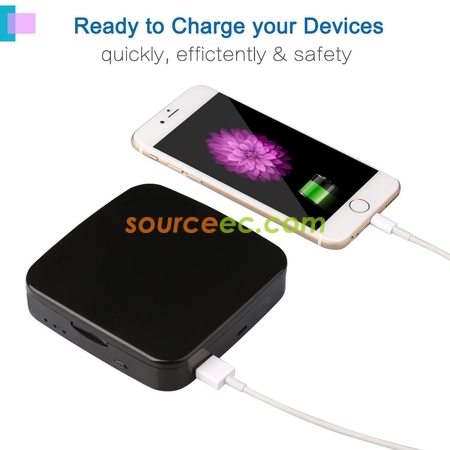 Customization LED Dual Mirror Power Bank-Square Promotional Products