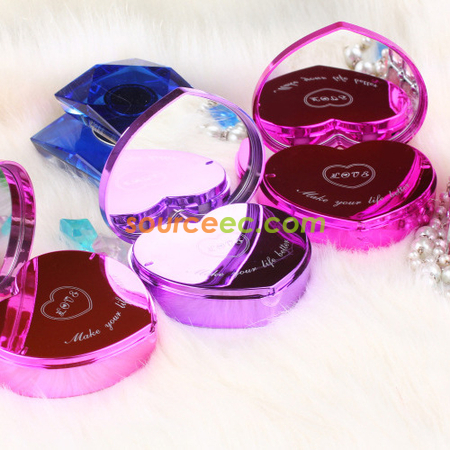 Customization Heart-shape Mirror Power Bank Promotional Products