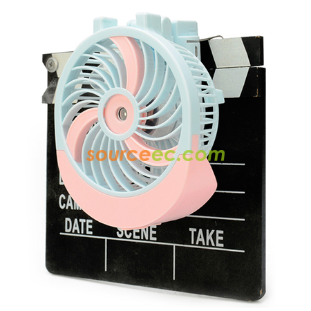 Customization Foldable Handheld USB  Humidifier Fan Promotional Products