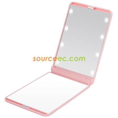 Customization Led Lighted Compact Makeup Mirror Promotional Products