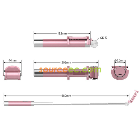 Customization Automatic Facial Tracking Selfie Stick Promotional Products