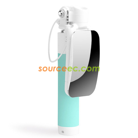 Customization Mini Selfie Stick With Mirro Promotional Products