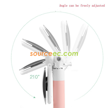 Customization Mini Selfie Stick With Mirro Promotional Products