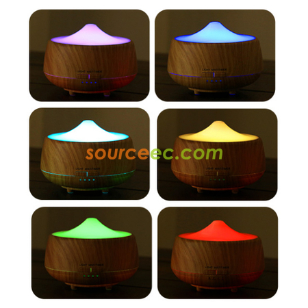 Customization Wood Grain Ultrasonic Cool Mist Humidifier Promotional Products
