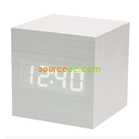 Customization Wooden Digital Alarm Clock Promotional Products