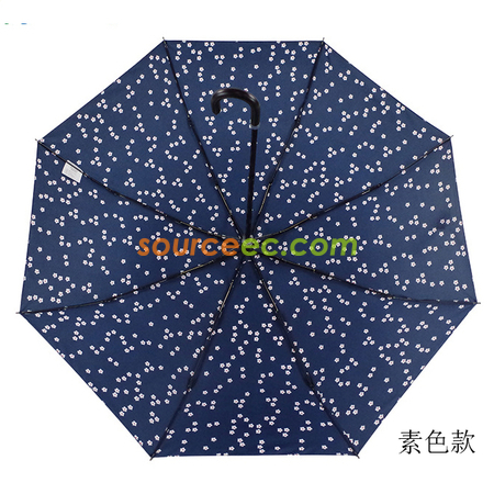 Customization Folding Umbrella with Bent Handle Promotional Products