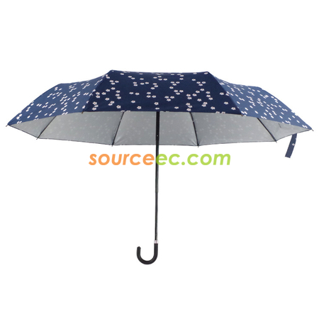 Customization Folding Umbrella with Bent Handle Promotional Products