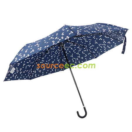 Customization Folding Umbrella with Bent Handle Promotional Products