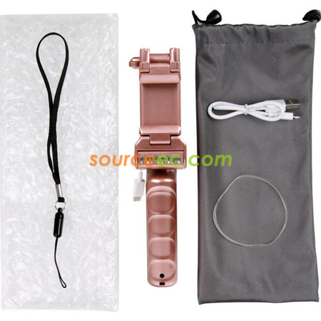 Customization Selfie Stick Monopod Rear Mirror and LED Flash Fill Light  Promotional Products