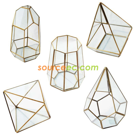 Customization Geometric Glass Terrariums Promotional Products